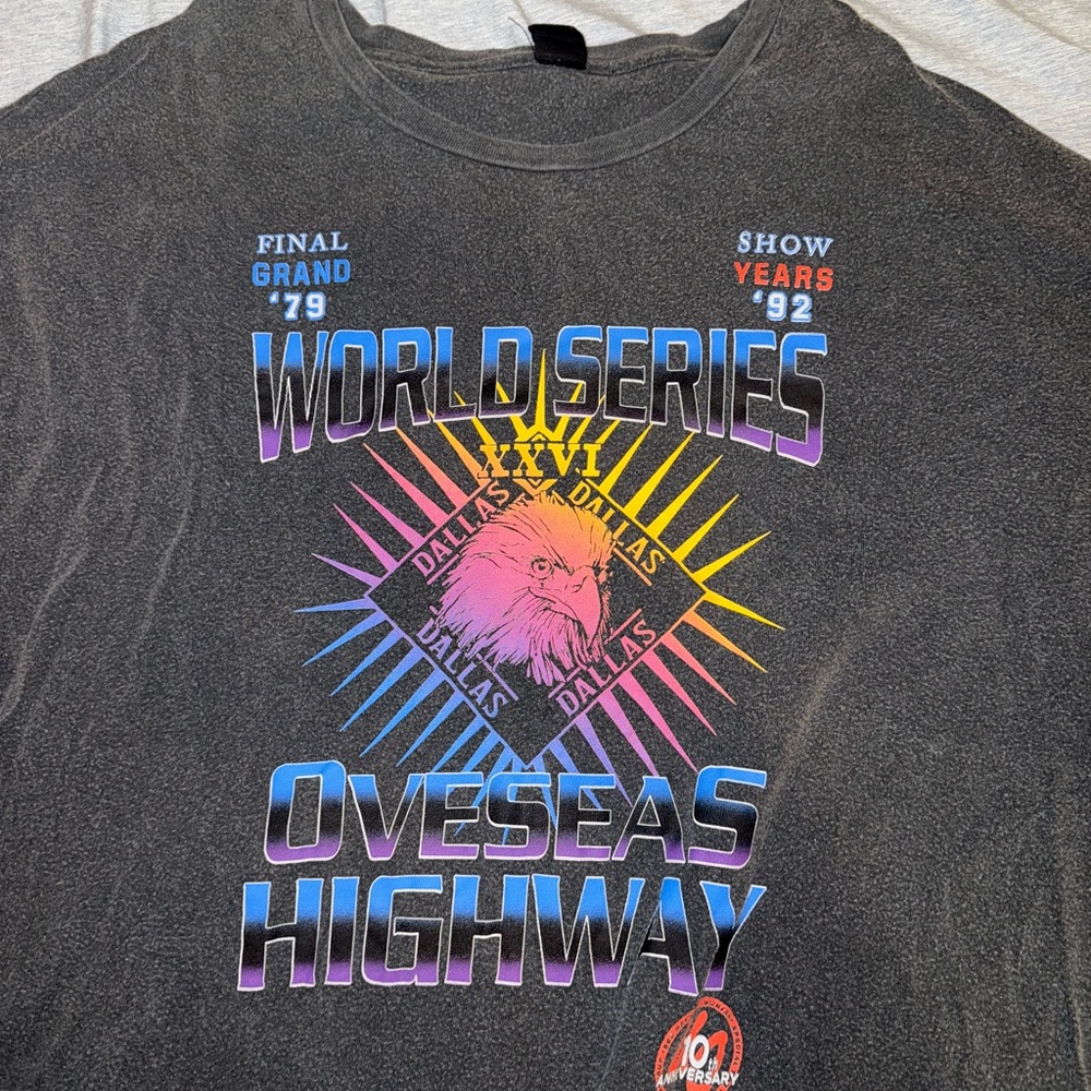 RARE Vintage Style World Series Graphic Tee